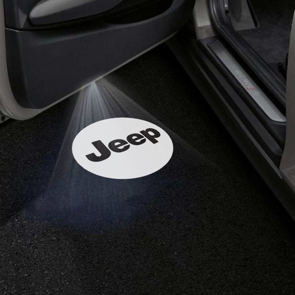 Jeep Cherokee Sport Premium Under Door Projector Puddle Lights Various Designs 2014–2018