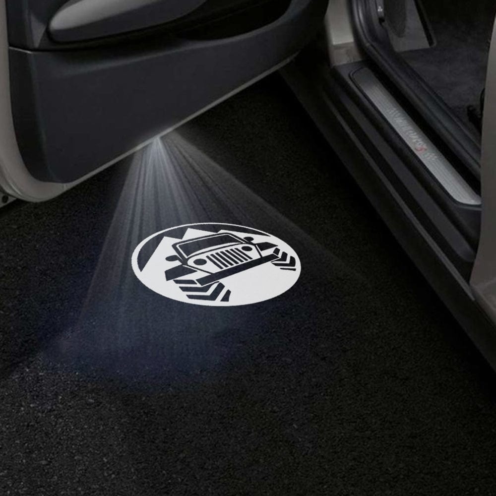 Jeep Cherokee Sport Premium Under Door Projector Puddle Lights Various Designs 2014–2018