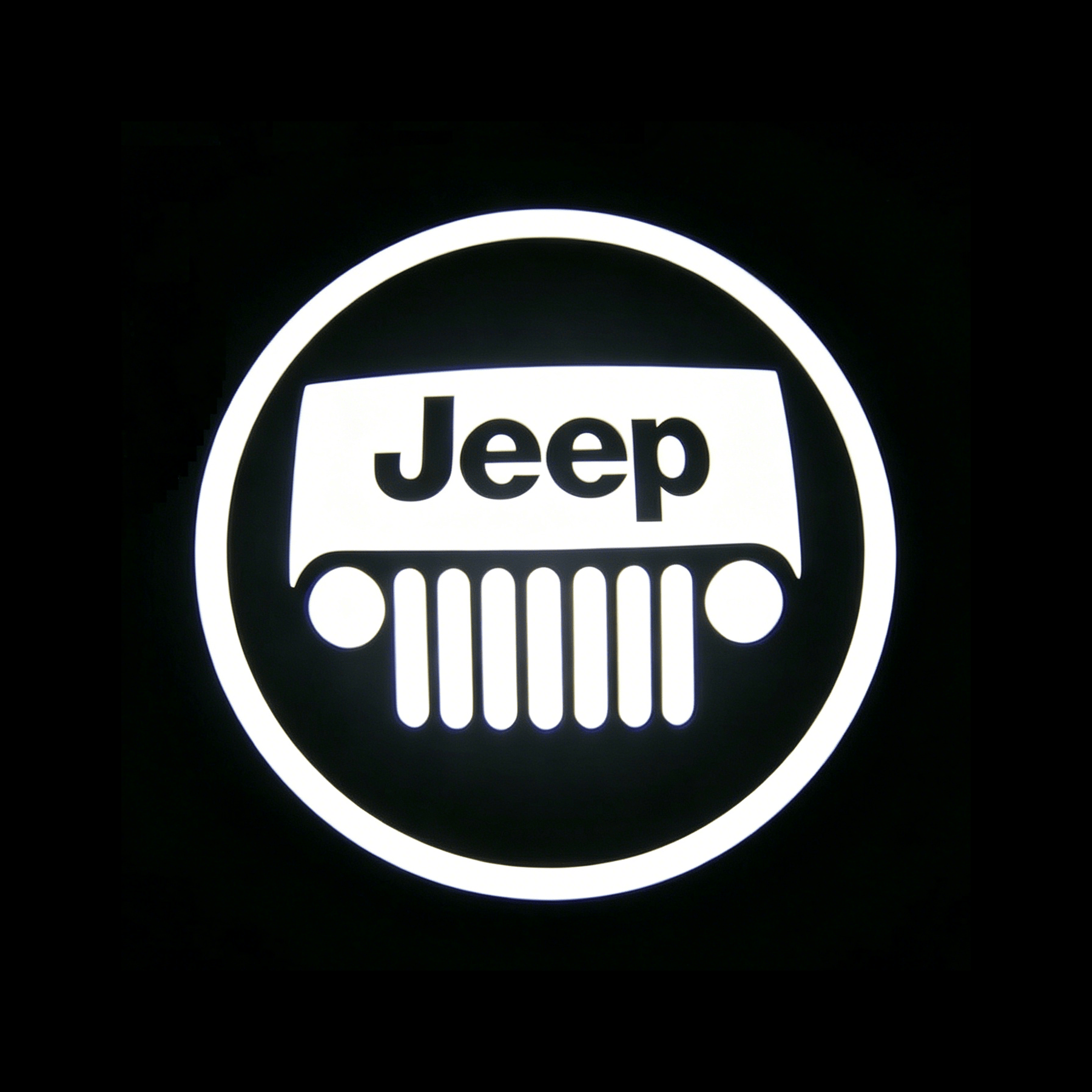 Jeep Cherokee Sport Premium Under Door Projector Puddle Lights Various Designs 2014–2018