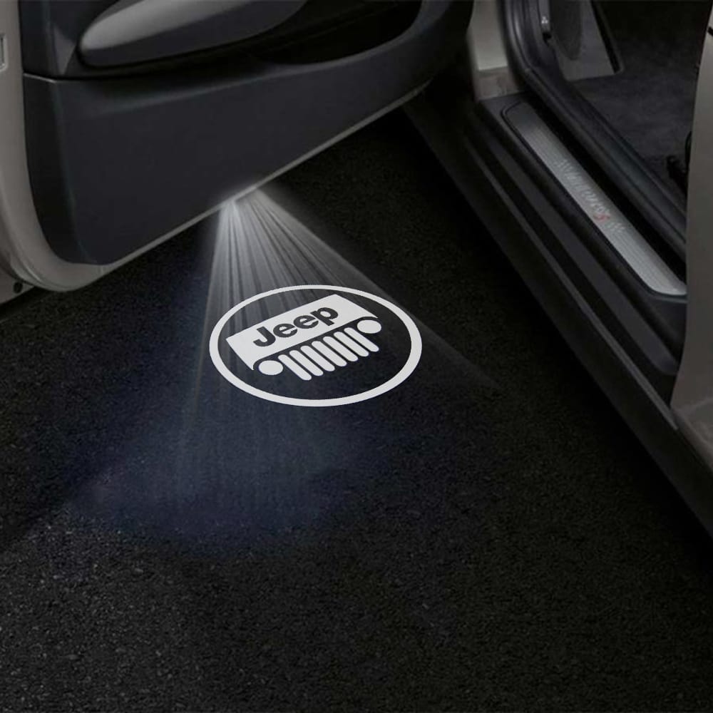 Jeep Cherokee Sport Premium Under Door Projector Puddle Lights Various Designs 2014–2018