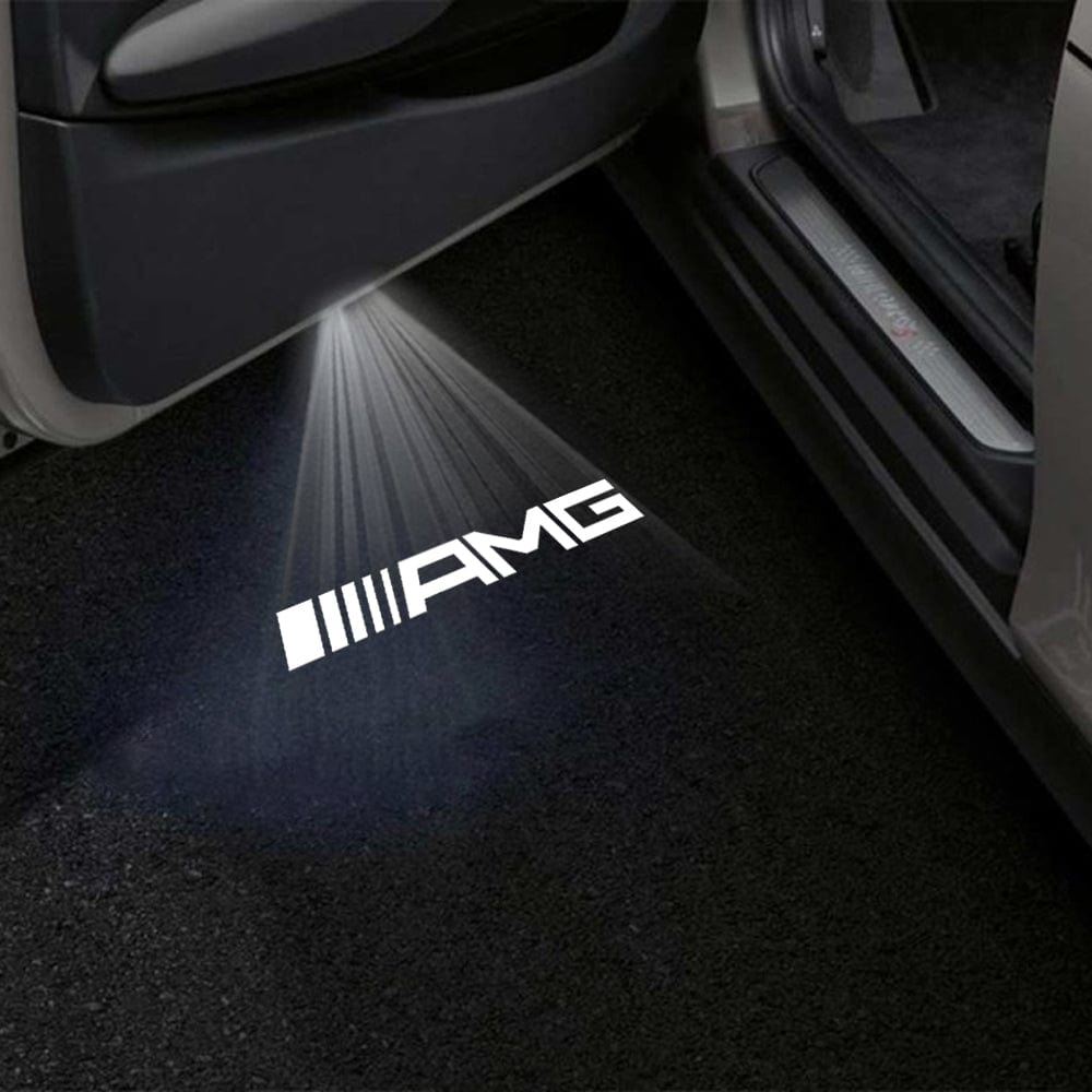 Mercedes-Benz C-Class 4th Gen AMG C63/C63 S Coupe/Cabriolet 2 Doors Premium Door Puddle Lights Various Designs 2016-2021