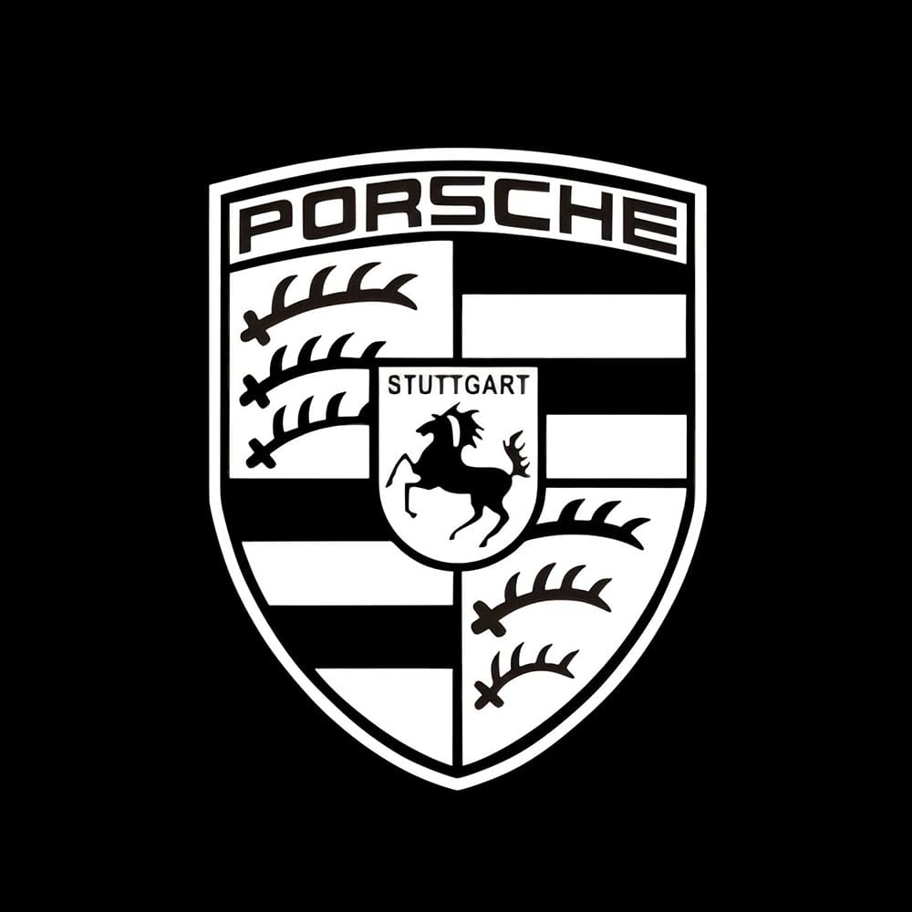 Porsche 992 GT3 Premium Door Puddle Lights Various Designs 2021-2026