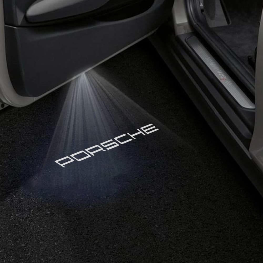 Porsche 992 GT3 Premium Door Puddle Lights Various Designs 2021-2026