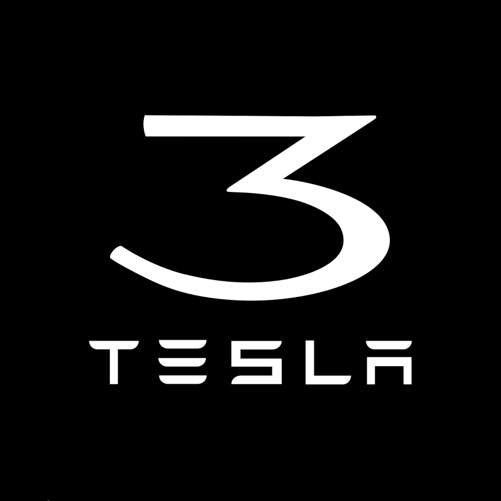 Tesla Model 3 Highland Premium Door Puddle Lights Various Designs 2023–2026