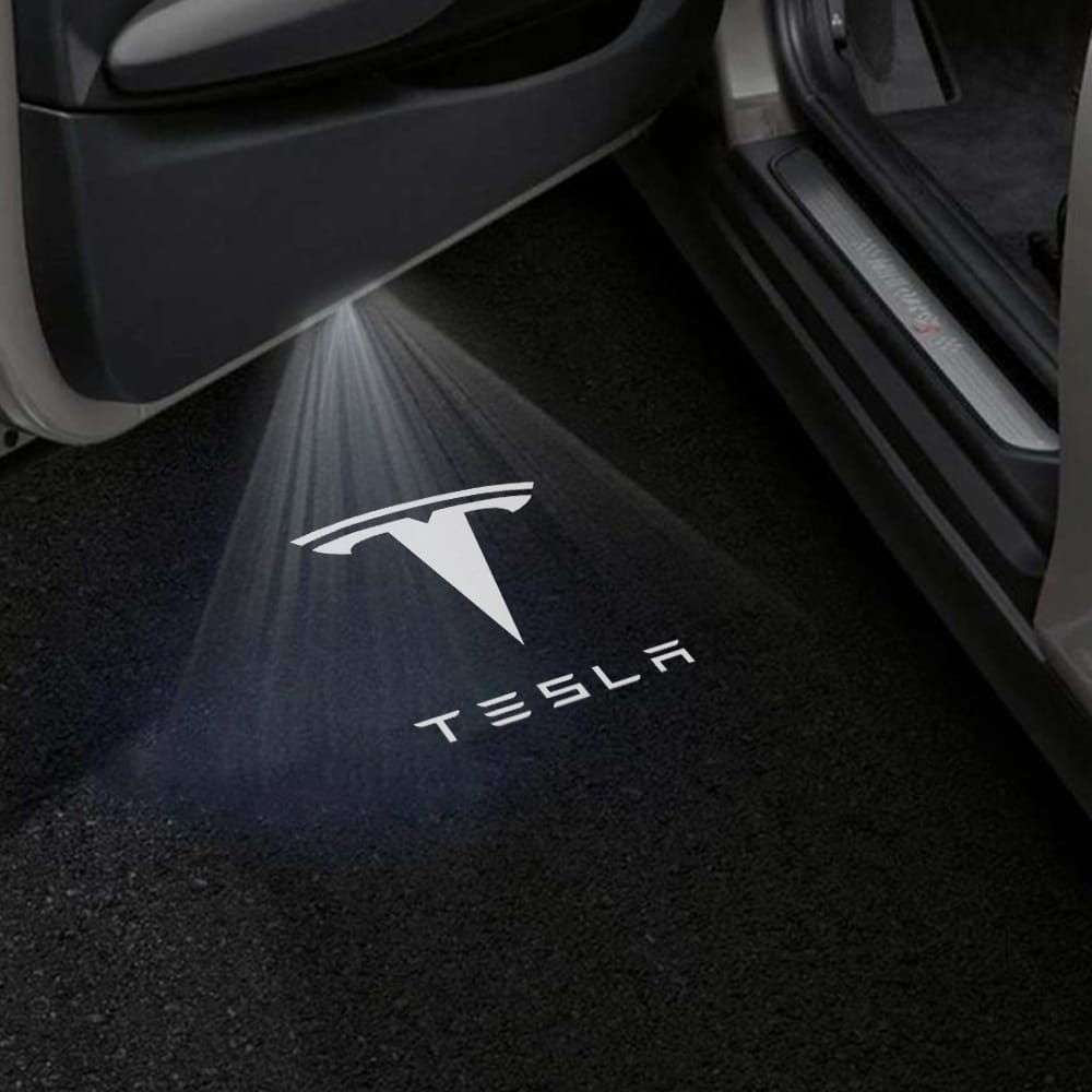 Tesla Model 3 Highland Premium Door Puddle Lights Various Designs 2023–2026