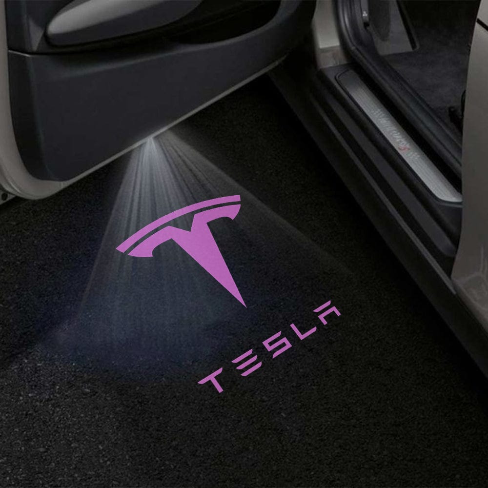 Tesla Model 3 Highland Premium Door Puddle Lights Various Designs 2023–2026