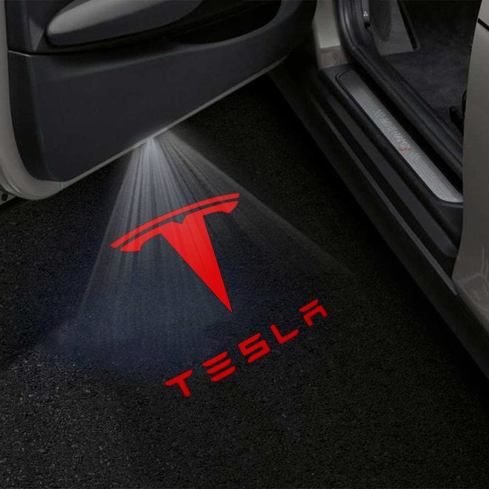 Tesla Model 3 Highland Premium Door Puddle Lights Various Designs 2023–2026