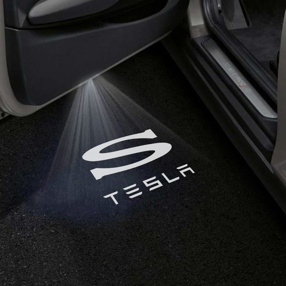 Tesla Model S Premium Door Puddle Lights Various Designs 2021-2026