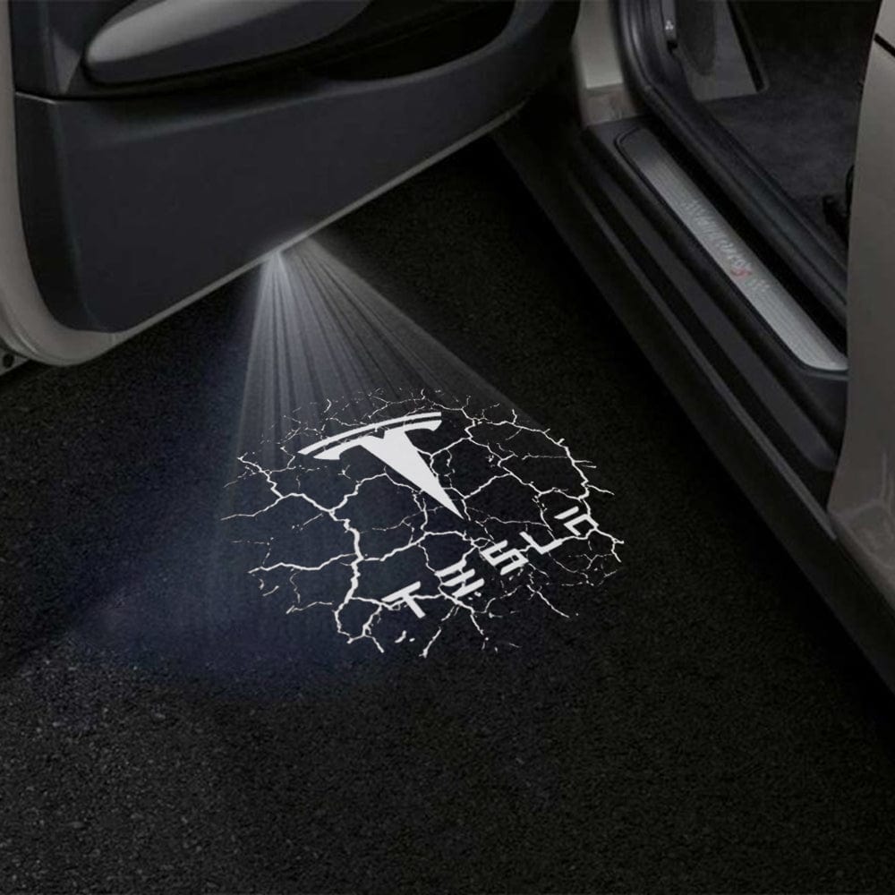 Tesla Model S Premium Door Puddle Lights Various Designs 2021-2026