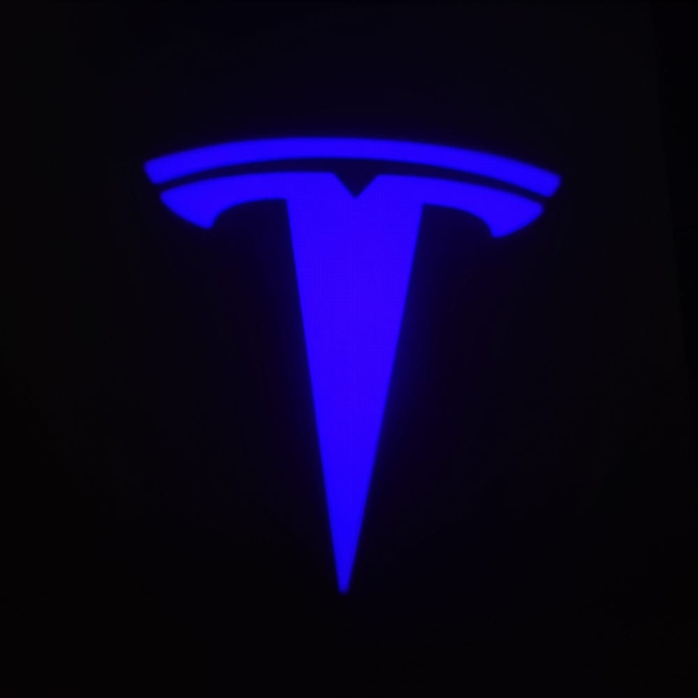 Tesla Model 3 Highland Premium Door Puddle Lights Various Designs 2023–2026