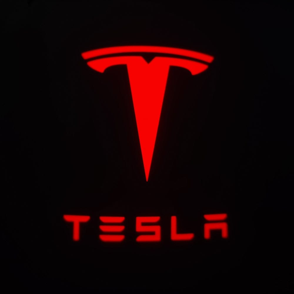 Tesla Model S Premium Door Puddle Lights Various Designs 2021-2026